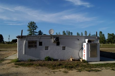 Hi-Way Drive-In Theatre - Rear Of Concession (newer photo)